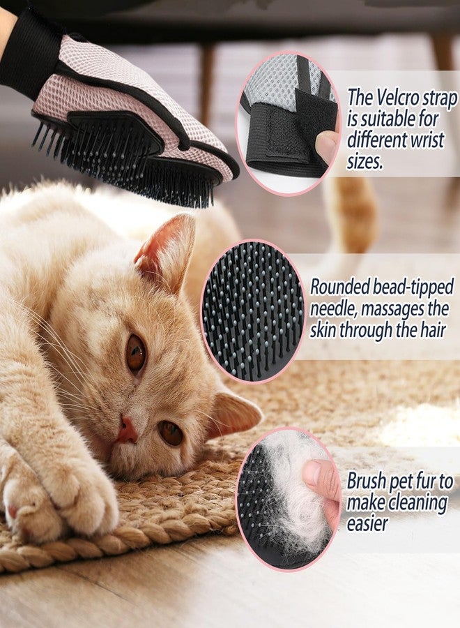  الرسم البياني قفاز تدليك للعناية بالحيوانات الأليفة للقطط والكلاب، أداة تدليك لإزالة الفراء المتساقط، قفازات كبيرة للعناية بالحيوانات الأليفة ذات الشعر الطويل أو الكثيف من الكلاب والقطط. - Image 5